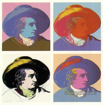 Artworks by 350 Famous Artists Painting - Goethe Andy Warhol
